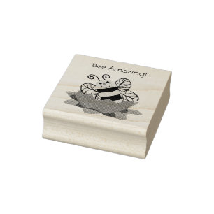 Bee Amazing personalise stamp