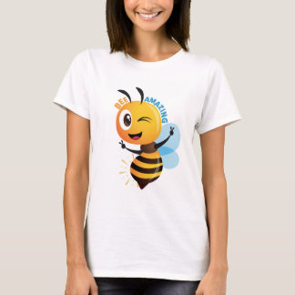 Bee Amazing T-Shirt – Cute Inspirational Honeybee 
