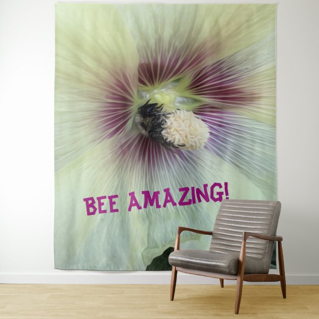 Bee Amazing! Tapestry (In Situ)