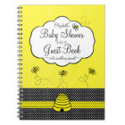 Bee and Bee Hive Baby Shower Guest Book-