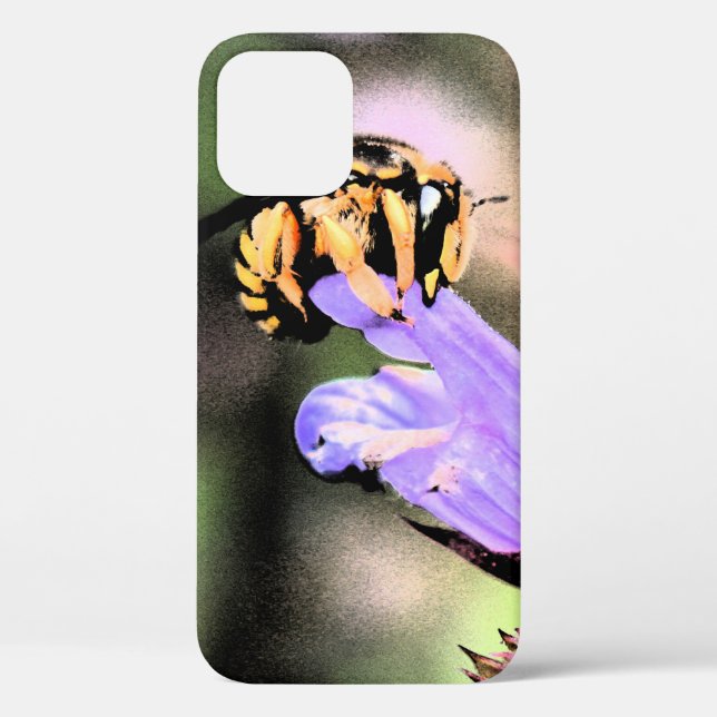 Bee and Flower iphcnm Case-Mate iPhone Case (Back)
