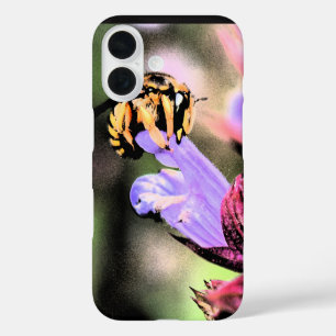 Bee and Flower iphcnm iPhone 16 Case