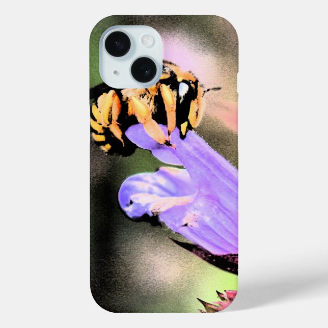 Bee and Flower iphm Case-Mate iPhone Case (Back)