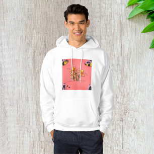 Bee And Flowers Hoodie