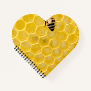 bee and honeycomb notebook