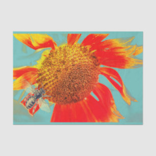 BEE AND SUNFLOWER TISSUE PAPER