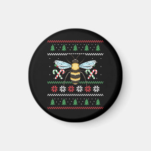 Bee Animal Bee Ugly Christmas Magnet