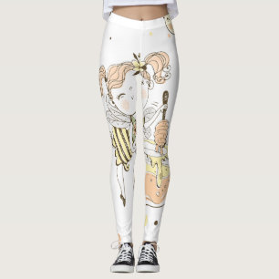 Bee Art Leggings