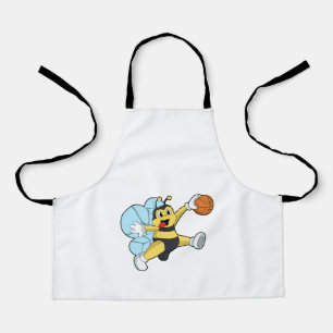 Bee as Basketball player with Basketball Apron