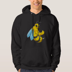 Bee as Bodybuilder Hoodie