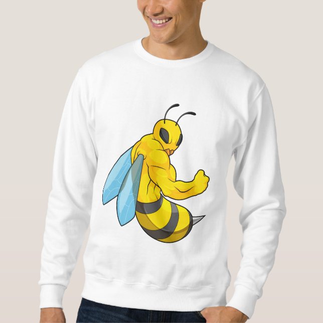 Bee as Bodybuilder Sweatshirt (Front)