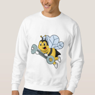 Bee as Mechanic with Wrench Sweatshirt