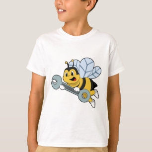 Bee as Mechanic with Wrench T-Shirt