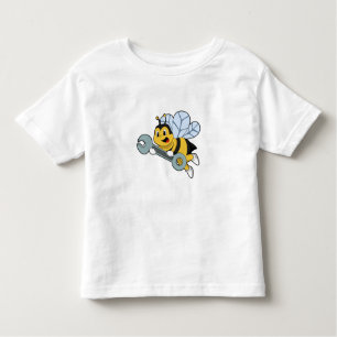 Bee as Mechanic with Wrench Toddler T-Shirt