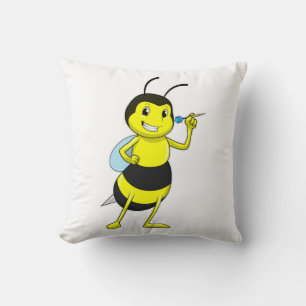Bee at Darts with Dart Cushion