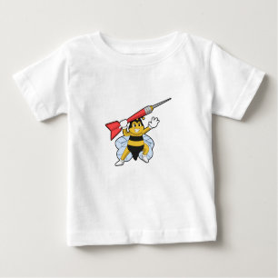 Bee at Darts with Dart.PNG Baby T-Shirt