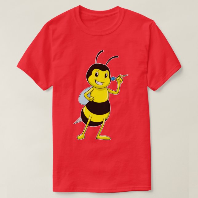 Bee at Darts with Dart T-Shirt (Design Front)
