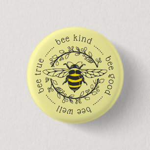 Bee Attitudes 3 Cm Round Badge