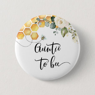 Bee Auntie to bee button