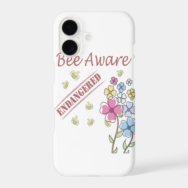Bee Aware - Save the Bees (Back)