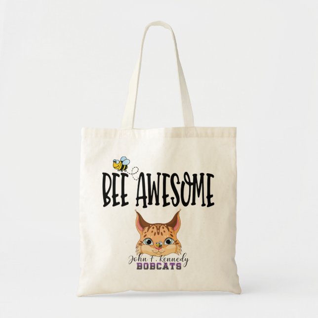 Bee Awesome Tote Bag (Front)
