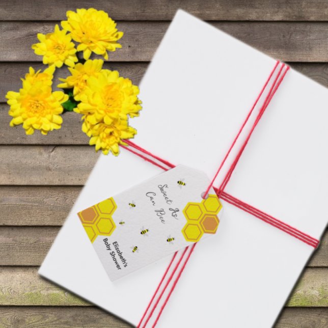 Bee Baby Shower Gift Tags (Creator Uploaded)