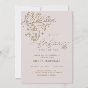 Bee Baby Shower Invitation
