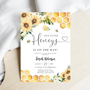 Bee Baby Shower Invitation