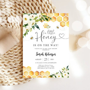 Bee Baby Shower Invitation