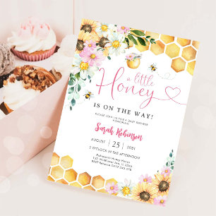 Bee Baby Shower Invitation