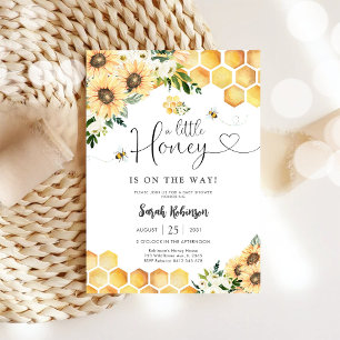 Bee Baby Shower Invitation