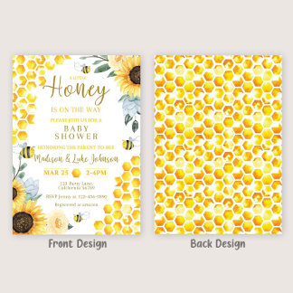 Bee Baby Shower Invitation Honey Baby Shower Invit