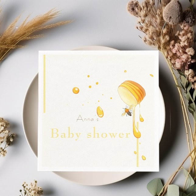  bee baby shower  napkin (Creator Uploaded)