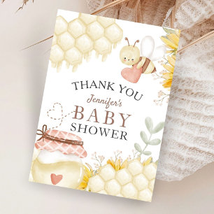Bee Baby Shower Thank You Cards