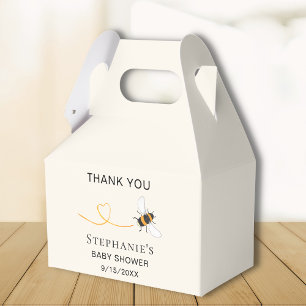 Bee Baby Shower Thank You Favour Box