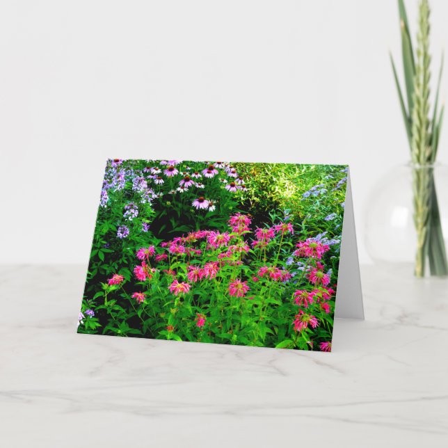 Bee Balm Thank You Card (Front)