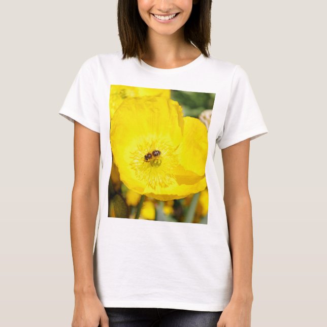 Bee Bathed in Yellow  T-Shirt (Front)
