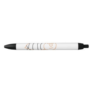 Bee Bear Black Trim Pen