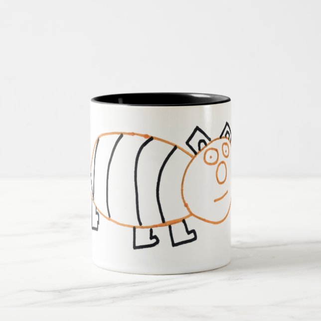 Bee Bear Two Tone Mug (Center)