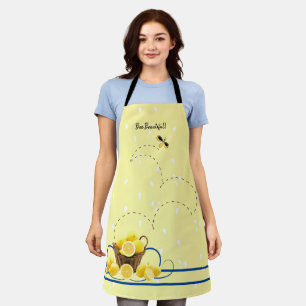 Bee Beautiful All-Over Print Apron