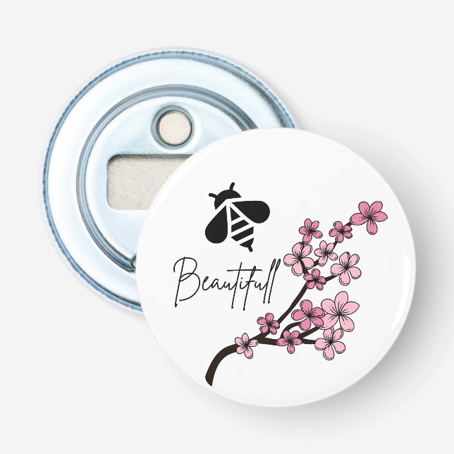 bee beautifull bottle opener (Front)