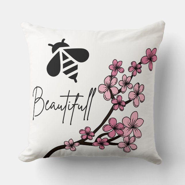 bee beautifull cushion (Front)