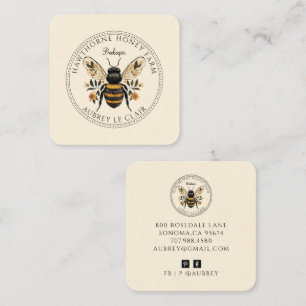 Bee Beekeeper Honey Apiary Business Card