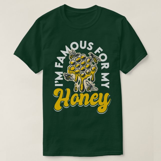 Bee Beekeeper Honey Beekeeping Bees Environmental  T-Shirt (Design Front)
