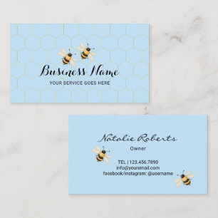 Bee Beekeeper Honey  Business Card