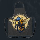 Bee Beekeeping Hanukkah Jewish Kippah  Apron<br><div class="desc">Hanukkah bee,  Jewish holiday,  bee graphic,  festive bee,  Hanukkah 2024,  Jewish traditions,  holiday bee,  Hanukkah spirit,  Jewish hat,  Hanukkah celebration,  bee design,  festive Judaism,  Hanukkah fun</div>
