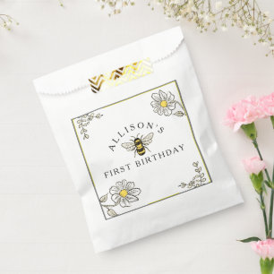 Bee Birthday Bumble Bee PartyPaper Cups Favour Bag