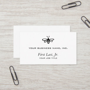 Bee [black] business card