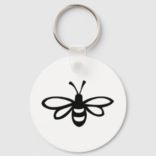 Bee [black] key ring