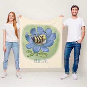 Bee Blissful Fleece Blanket